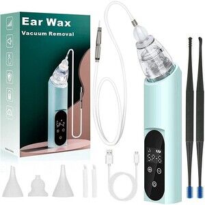 Ear Vacuum Wax Removal Tool with with Carrying Case